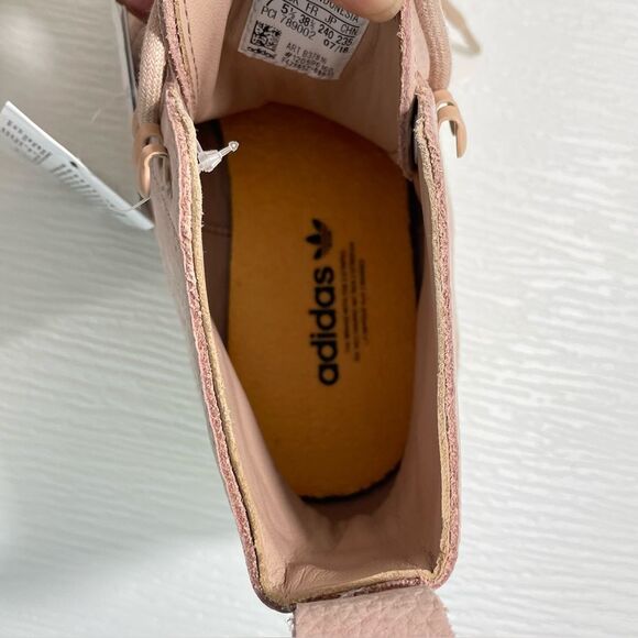 NWT Adidas Super Star Pink Boots Women’s Size 7‎ High Top Leather B37816 Shoes - Picture 7 of 12